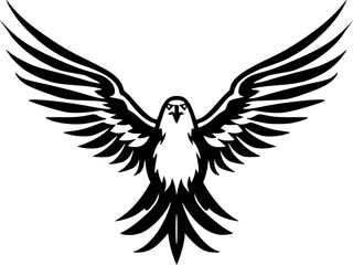 Eagle - Minimalist and Flat Logo - Vector illustration