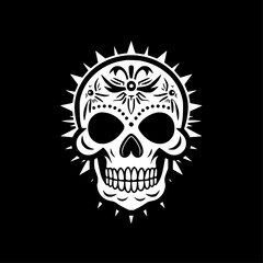 Skull - High Quality Vector Logo - Vector illustration ideal for T-shirt graphic