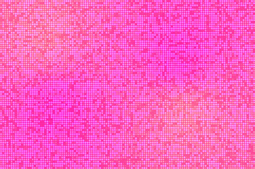 Pink and red background with small square tiles.