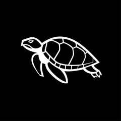 Turtle - High Quality Vector Logo - Vector illustration ideal for T-shirt graphic