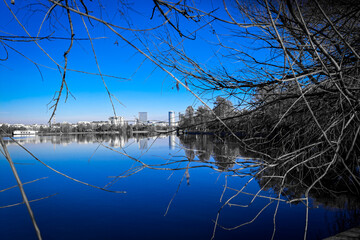 Bucharest București City Park in Christmas