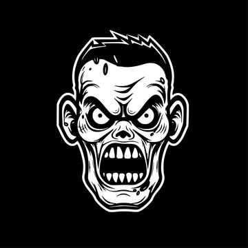 recommend clip art: Zombie - High Quality Vector Logo - Vector illustration ideal for T-shirt graphic