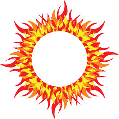 Fire design vector