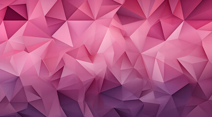 Obraz premium Pink triangular pattern creating a soft, modern abstract background.
