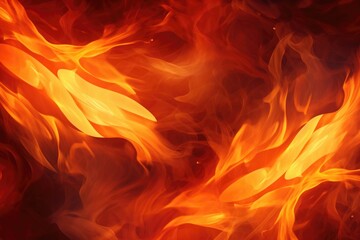 Full frame hot fire flame texture and background
