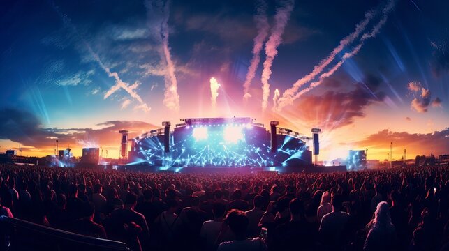 EDM Rave Made with Generative AI Technology