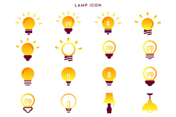 light bulb icon set, light bulb icons, light bulb icon,
