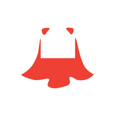 Red Hero Cape Label