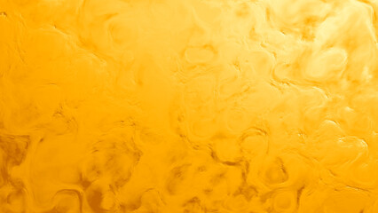 lighting goldish orange strange contour material backdrop - abstract 3D rendering