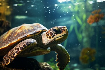 Naklejka na ściany i meble Shell Guardians: The Charisma of Turtles in the Wild