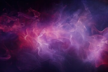 texture of soft magical transparent pink smoke on a black backdrop - obrazy, fototapety, plakaty