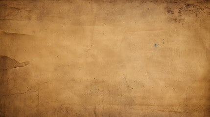 brown empty old vintage paper background. Paper texture. generative AI.