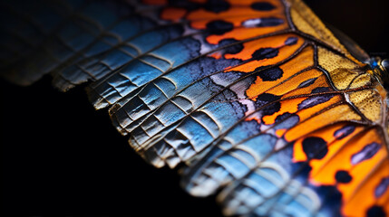 Butterfly Wing Close Up - Vibrant Nature Insect Macro Photography Detail