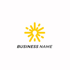 logo design creative light glow