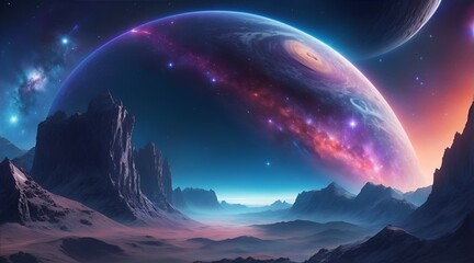 Stellar scenery, galaxies, planets, space, futuristic world, space world, starscapes, interstellar, comets, asteroids, origin of the universe