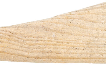 Part of driftwood isolated on white