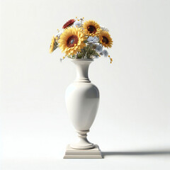 A Simple Vase with flowers