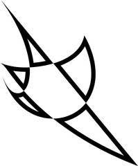 Fototapeta premium Star icons, sparkles, shining burst. Flat design