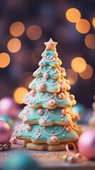 Delicious Christmas Cookies with Festive Decorations