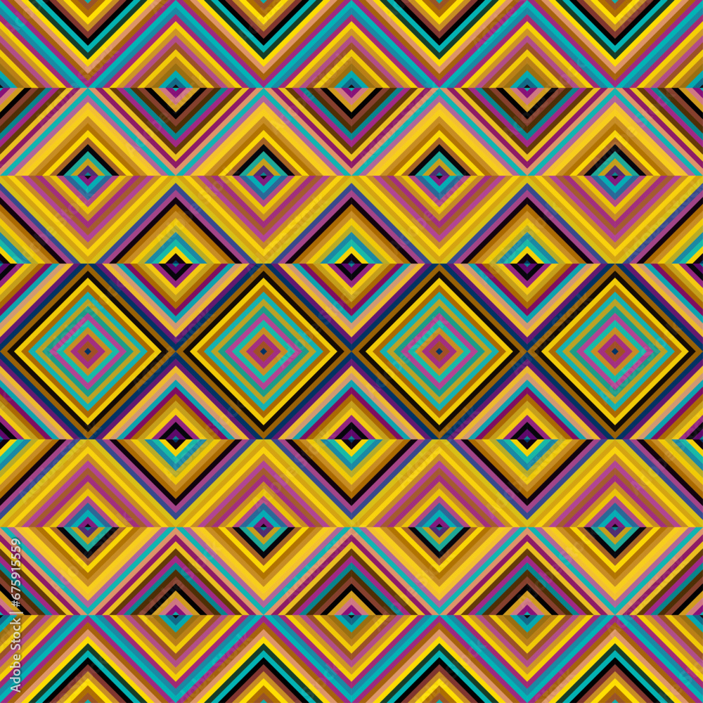 Leinwandbilder seamless vector pattern. tile herringbone geometric pattern . natural khaki colors. regular herringb