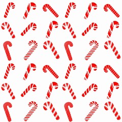 Christmas sweets seamless pattern background 