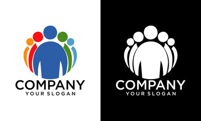 people comunity logo,for comunity people and busines logo simple modern