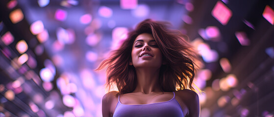 Sensual Euphoria - A Colorful Attractive Women - MDMA - Cannabis - Drugs, Perfect for Screensavers and Desktop Backgrounds