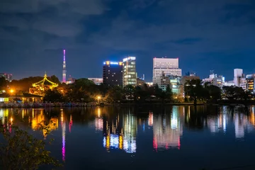 Foto op Plexiglas 東京都台東区 夜の上野公園 不忍池 © 健太 上田