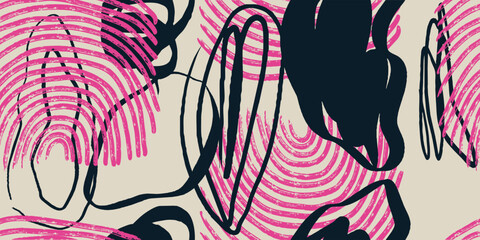 Trendy abstract pattern. Modern vector template for design.
