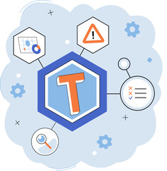 SWOT analysis. Vector illustration. Concepts drive innovation and business development Icons serve as visual representations ideas and concepts Models provide framework for understanding complex