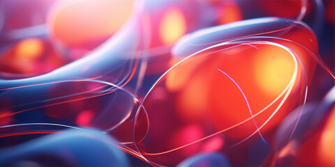 abstract background with colorful waves 013