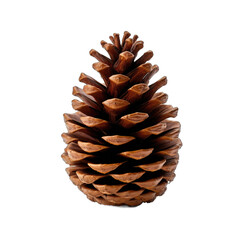 Coulter pine cone isolated on transparent background