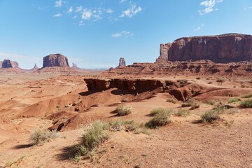 Fototapeta premium The iconic John Ford's Point, part of the Monument Valley Scenic Drive