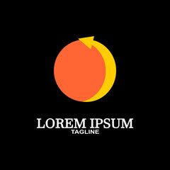 Arrow direction logo. Arrow Icon. Can be used for Business, Sports and Technology Logos. Flat Vector Logo Design Template Elements.