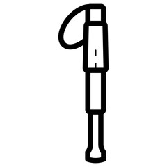 trekking pole icon