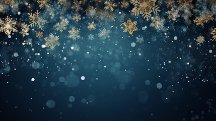 Merry Christmas Snowflakes Glitter Background for Festive Designs & Winter Celebrations