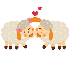 sheep with heart