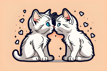 Kittens touching their noses
Generative AI