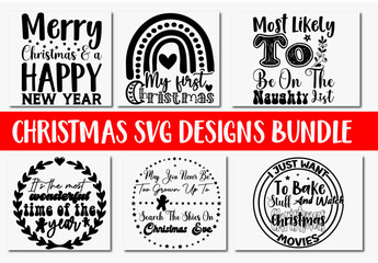 Christmas SVG Designs Bundle