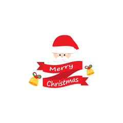 Merry Christmas sticker label
