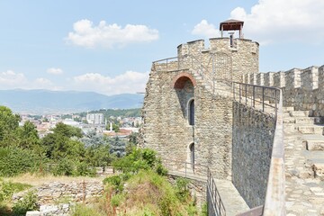 The ancient Skopje Fortress, which dates to the Byzantine era - obrazy, fototapety, plakaty