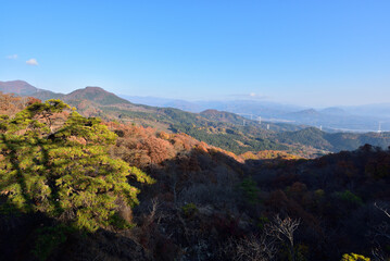 Climbing  Mount Iwabitsu, Gunma, Japan