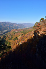 Climbing  Mount Iwabitsu, Gunma, Japan