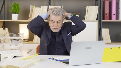 Businessman intolerant of failure.