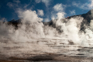 Geysierfeld von El Tatio, Altiplano, Atacama Wüste, Chile, Südamerika