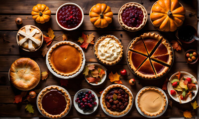 Fototapeta na wymiar Tasty pie to celebrate your holidays and under