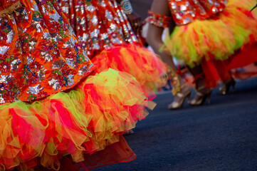 Carnival Costumes details in Guadeloupe "Mardi Gras" & "Lundi gras" © Gary