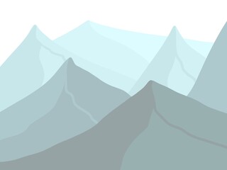 mountain light blue abstract background. simple design for web wallpaper 