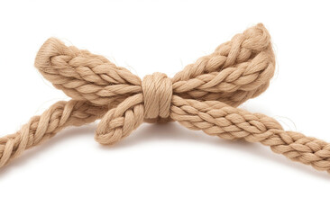 Fototapeta premium Bow Twine isolated on white background