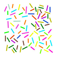 Seamless colorful confetti 